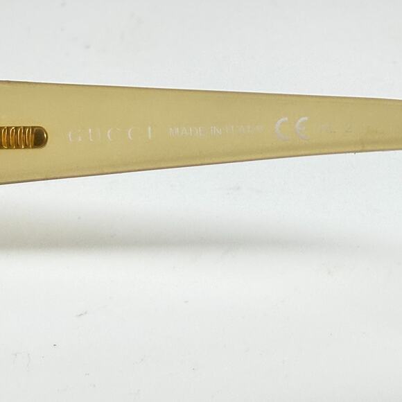 GUCCI sunglasses gold GG3534/S square round yellow 5B902 20181 - Picture 7 of 8